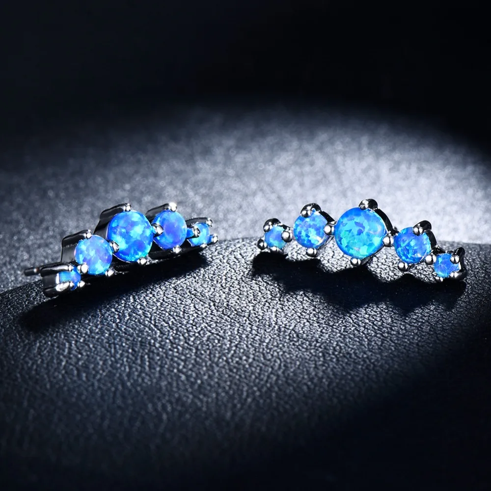 Подарки на день рождения синие белые австралийские опаловые красивые