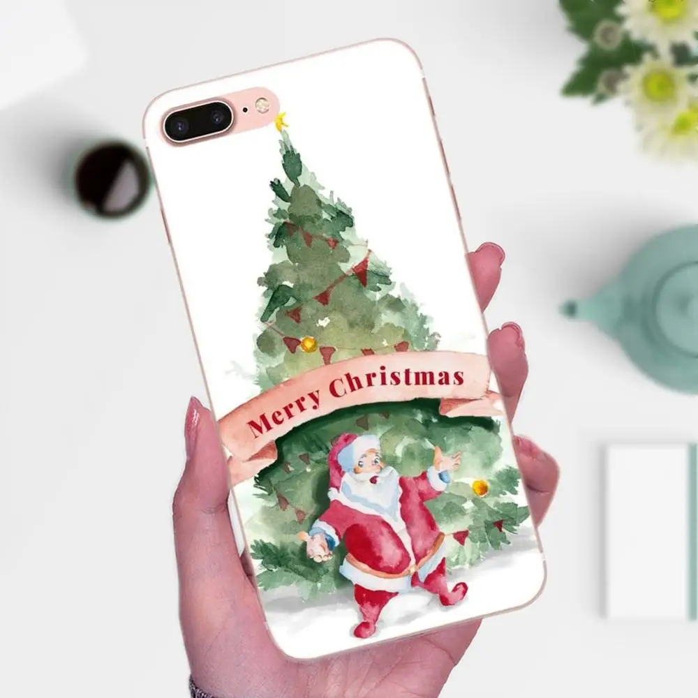 Новый год Рождество мультфильм для Galaxy J1 J2 J3 J330 J4 J5 J6 J7 J730 J8 2015 2016 2017 2018 mini Pro чехол