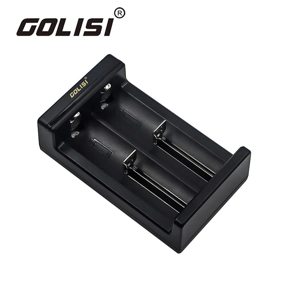 Golisi 2 слота Смарт USB зарядное устройство 2A LED для Li Ion 18650 21700 26650/Ni mh/Ni cd/aaa/aa|Зарядные