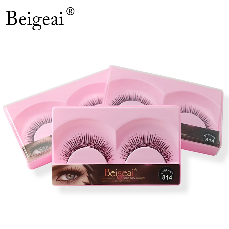 10 пар новинка накладные ресницы натуральные 3d макияж бренд Beigeai ручная работа