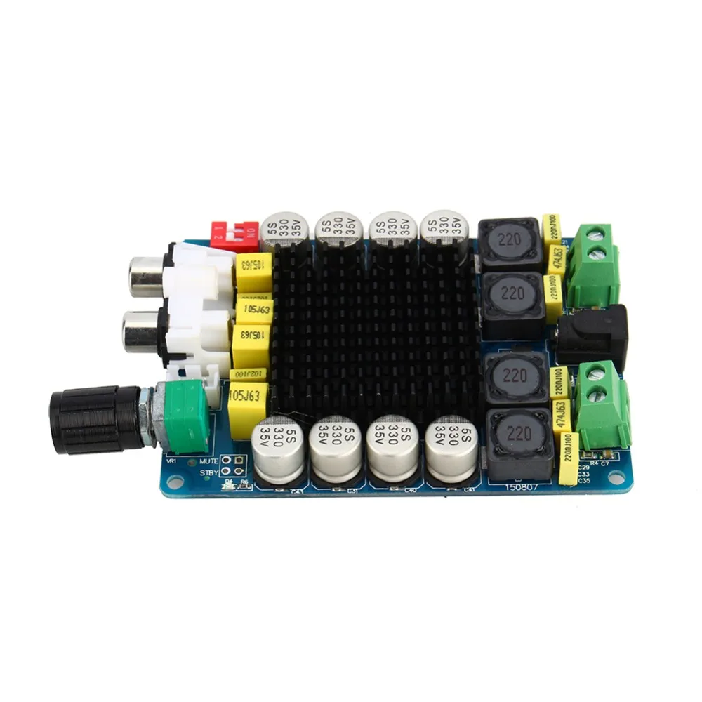 Плата цифрового усилителя TDA7498 Class D 2X100W двухканальный усилитель аудио стерео 80 Вт