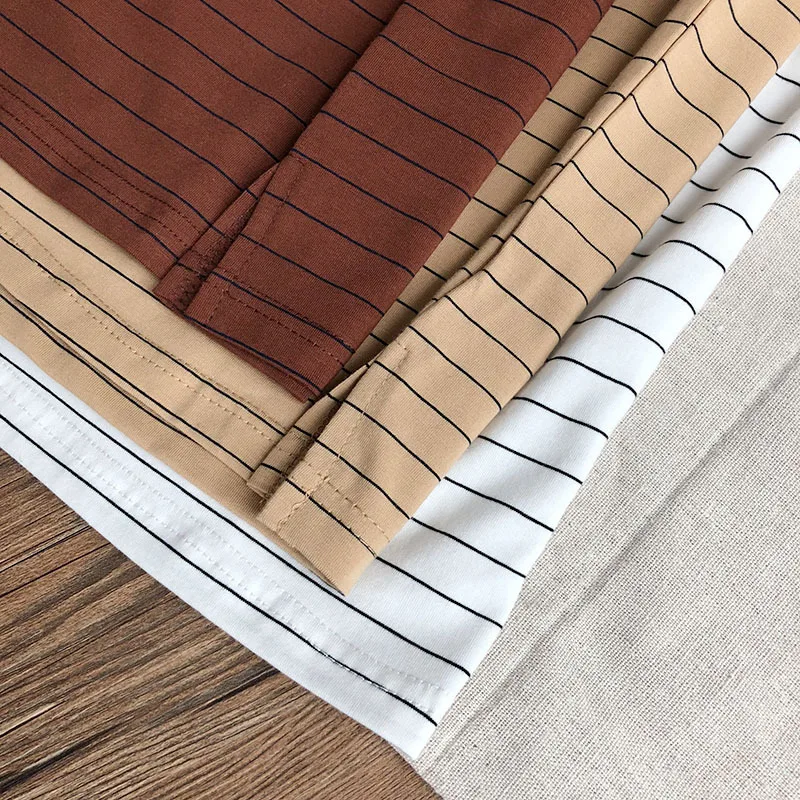 Oversize футболки в полоску Для женщин летние модные свободные с рукавами летучая