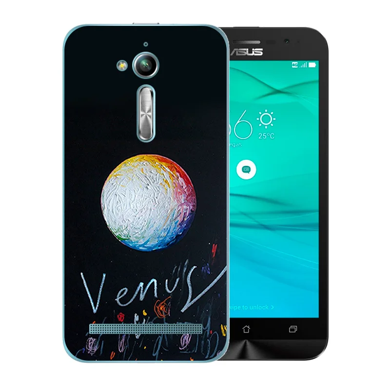 5 0 дюйма для Asus Zenfone Go ZB500KL чехол телефона из мягкого ТПУ с рисунком космическая