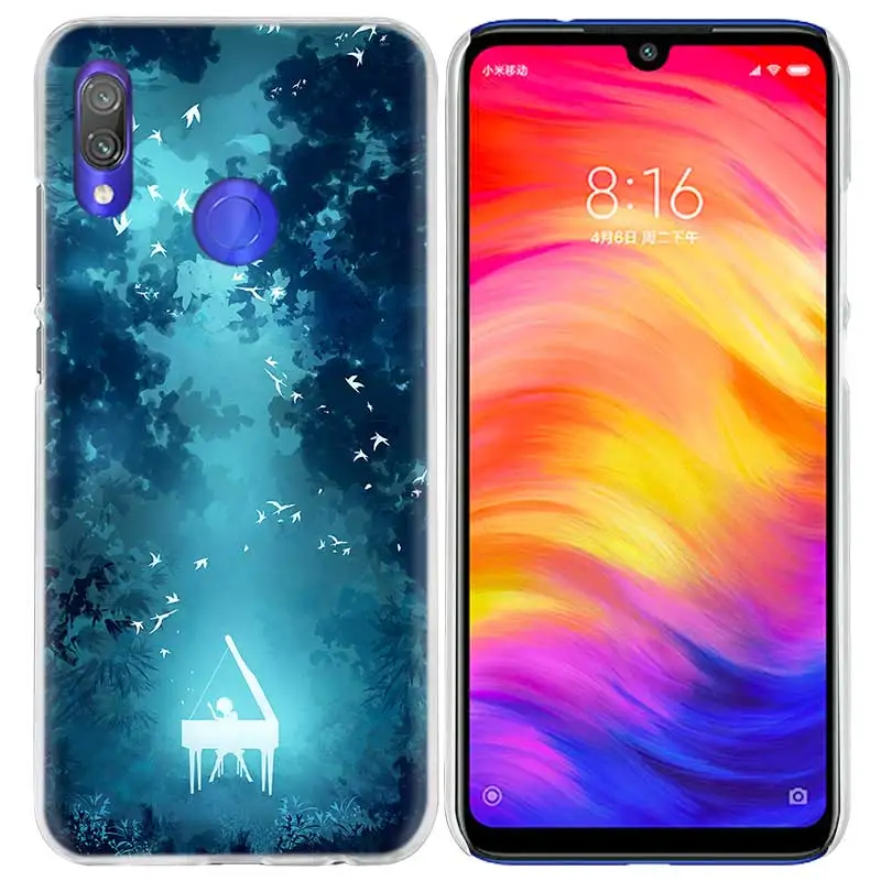 Чехол для телефона с надписью Love Music Piano для Xiao mi Red mi Go Note 7 6 6A Pro S2 5 5A 4X mi A1 A2 9 mi x 3 5G 8 lite Play F1