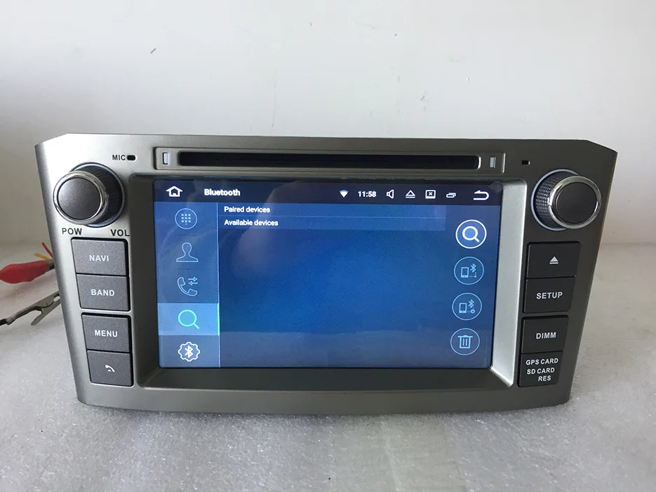 1024x600 четырехъядерный 7 &quotAndroid 1 для Toyota Avensis 2003 2008 2 din автомобильный dvd gps навигация