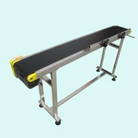 small belt conveyor band carrier pvc line sorting conveyor for bottles food customized moving belt rotating table sgz ssja8d
