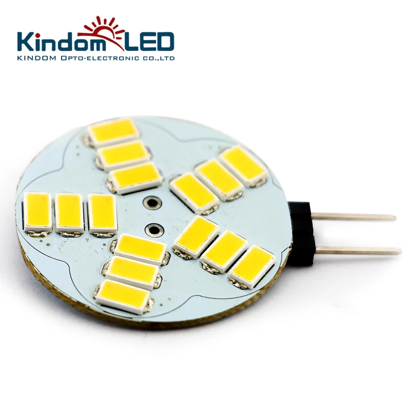 KINDOM светодиодный 10 шт. G4 круглый светильник 3 Вт 6 10-30 в DC SMD5730 супер качество лампы