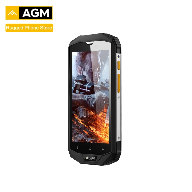 AGM A8 IP68 водонепроницаемый мобильный телефон 5," HD 4 Гб ram 64 Гб rom Qualcomm MSM8916 четырехъядерный 13,0 МП 4050 мАч NFC OTG