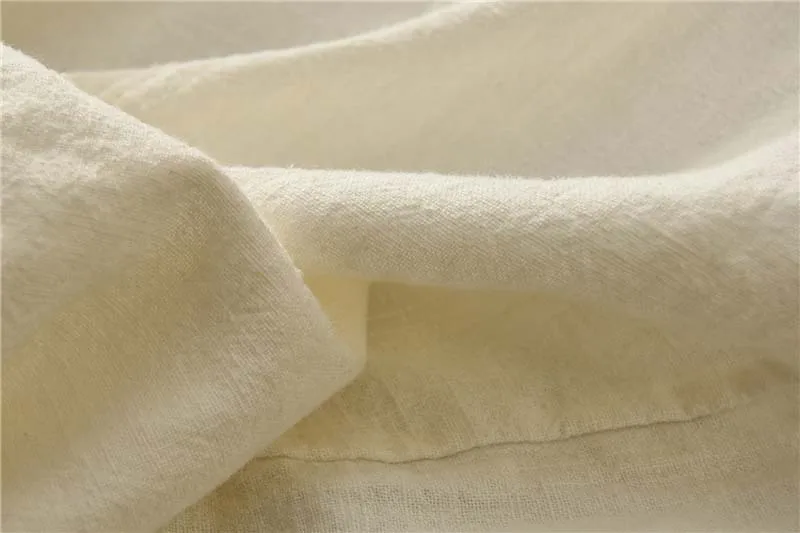 Readit Summer Cotton Linen Pants Solid Color Pockets Loose Women's Vintage Elastic Waist Wide Leg Full Length P2674 | Женская одежда