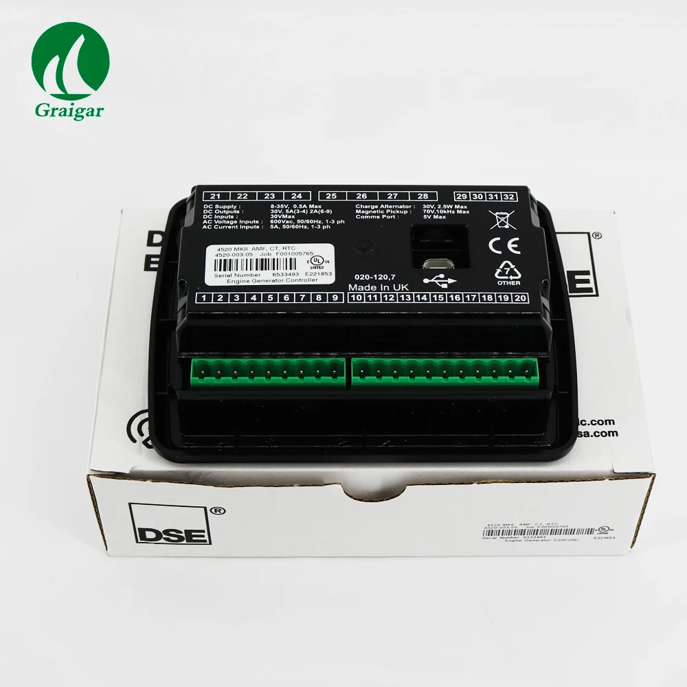 Оригинальный Deep Sea DSE4520 дизельный генератор контроллер глубоководный панель