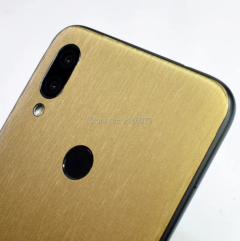 Для Xiaomi Redmi K40 K30 K20 Note 7 8 9 10i 10t Lite Pro задняя матовая металлическая наклейка защитная