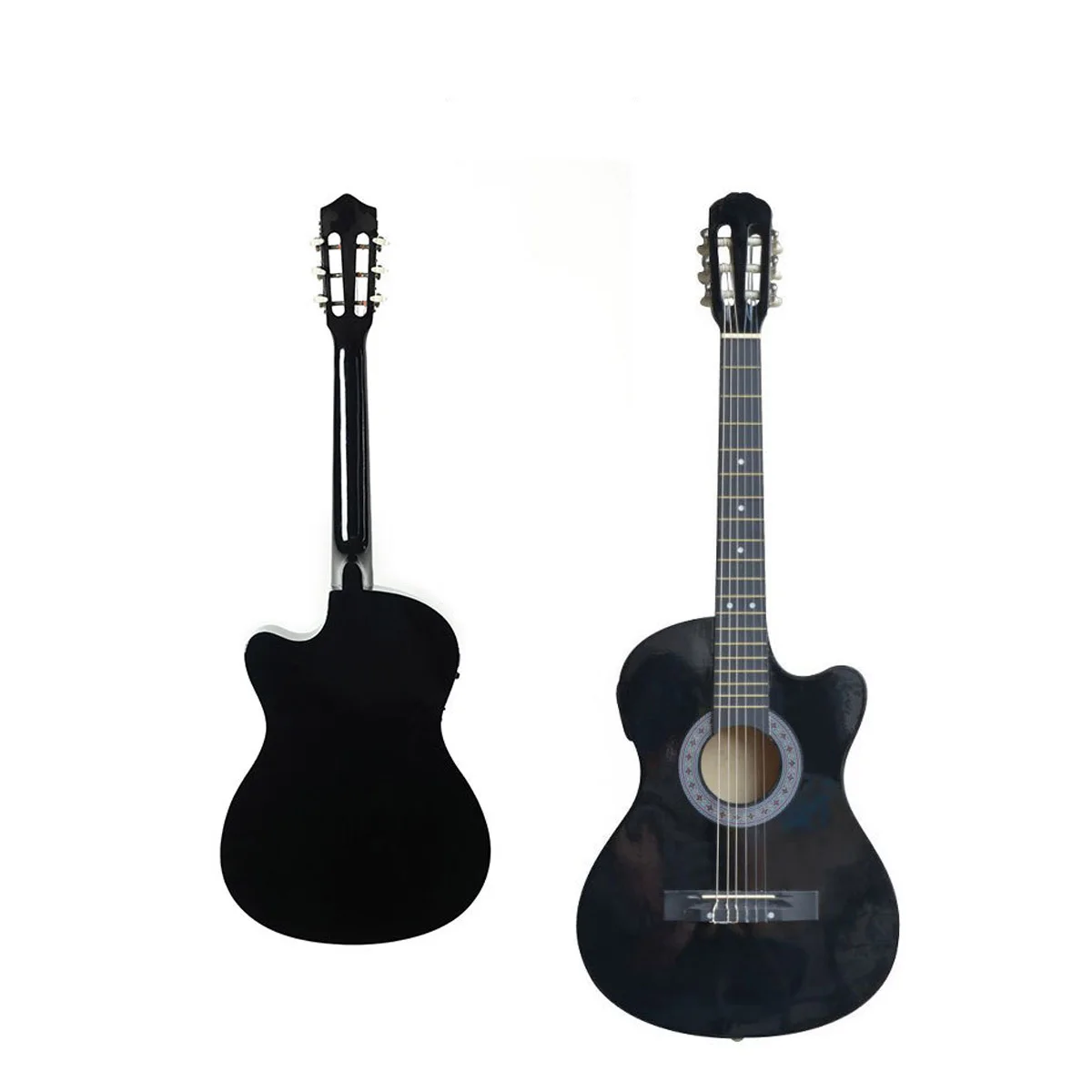 

38 Inch Acoustic Guitar Beginners Getting Started Practicing Stringed Instruments