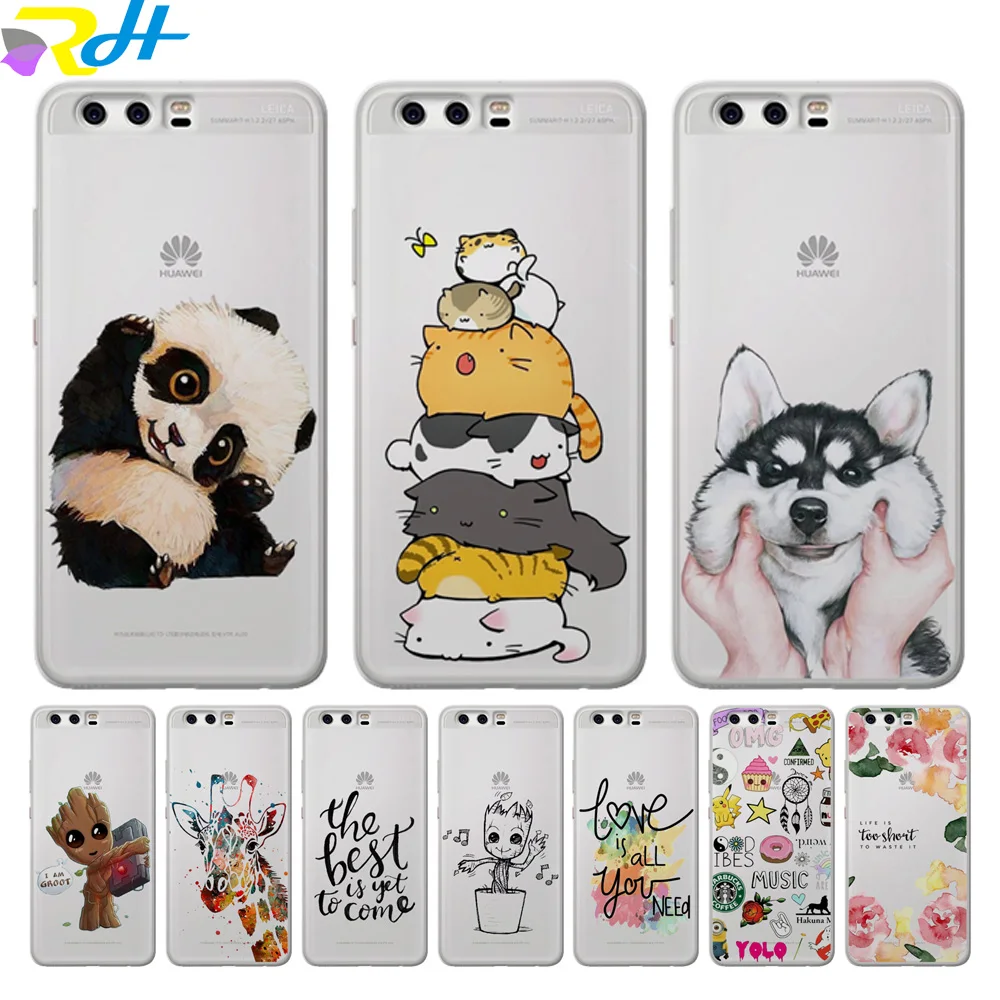 Для Huawei honor 6A 6X 9 чехол с милыми животными для телефона 7A Pro 7X 7C5.7 8 Lite 8C 8X 10 Coque