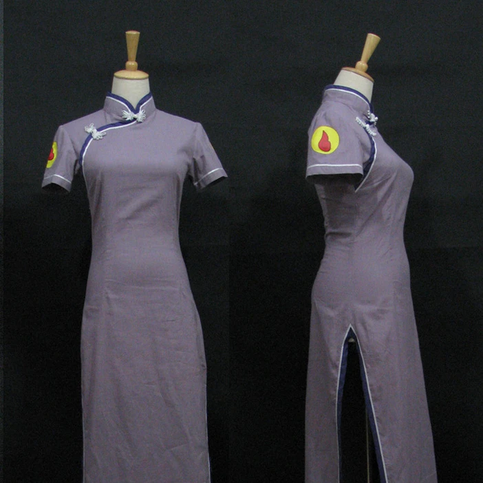 Сакура Саске хюуга Хината китайский стиль униформы Ципао Косплей Костюм