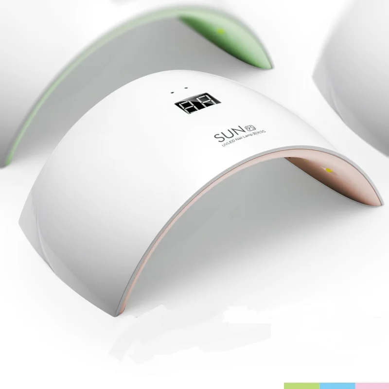

SUN9s/9c 24W UV Lamp Nail Gel Dryer Nail Art Cure Led Lamp For Nails Machine White Light Timer Infrared Lamp