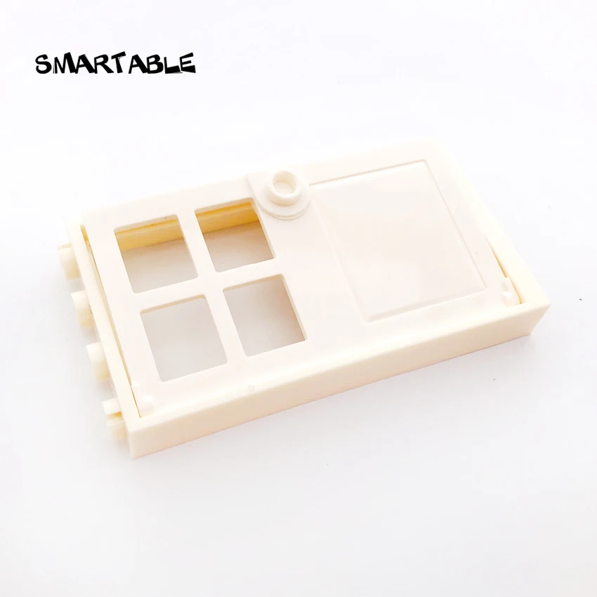Умная оконная дверная рама 1x4x6 строительные блоки MOC части со стеклянными игрушками для детей дом совместим все бренды город 20 шт./лот