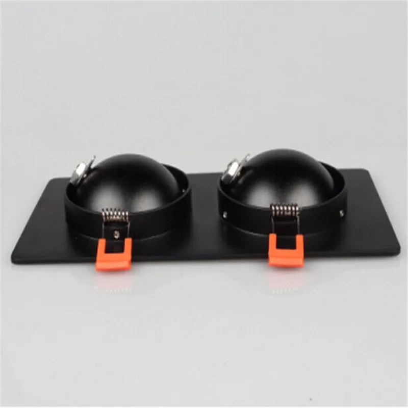 Free shipping Dimmable 20w Black shell COB down light Aluminum 2x10W Led celing Double Light AC85-265V/AC110V/AC220V | Лампы и
