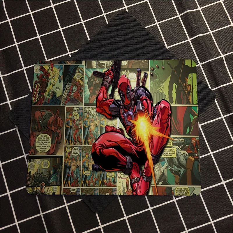 Babaite фильма «Дэдпул Уэйд Marvel Comics Прохладный персонализированный компьютерный коврик для мыши ноутбука устойчивая грязь 180x220 мм Мышь Pad