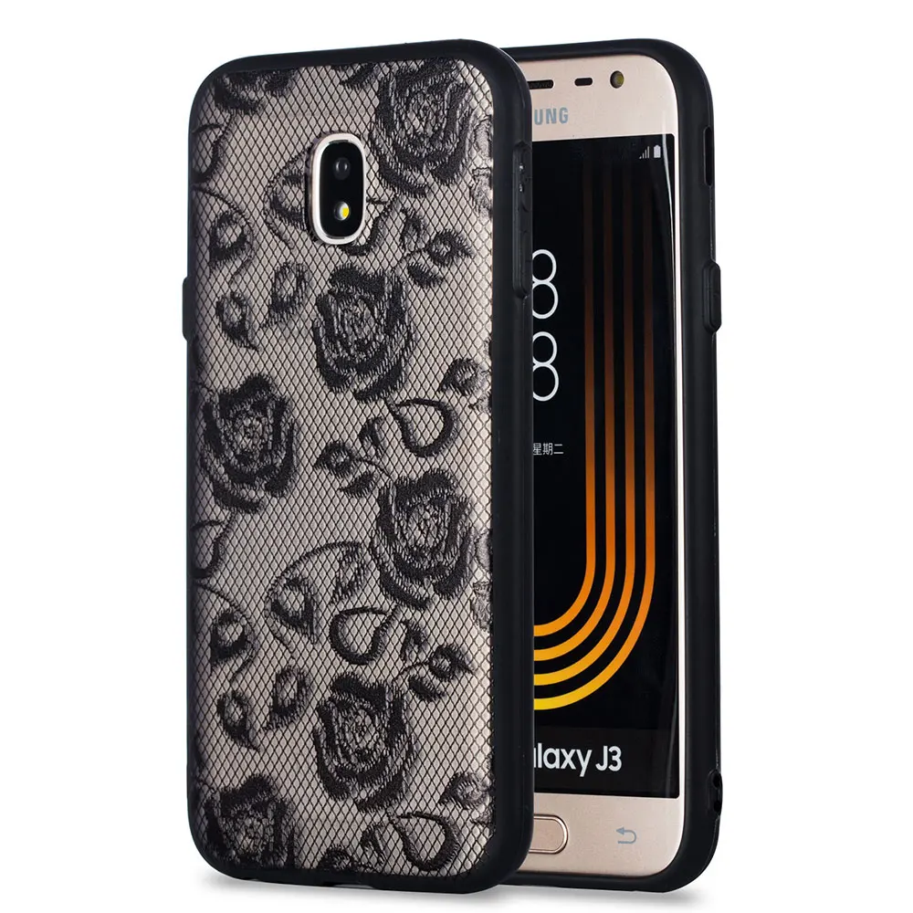 JONSNOW чехол с кружевным и цветочным принтом для samsung Galaxy J3 J5 J7 2016 2017 рисунком