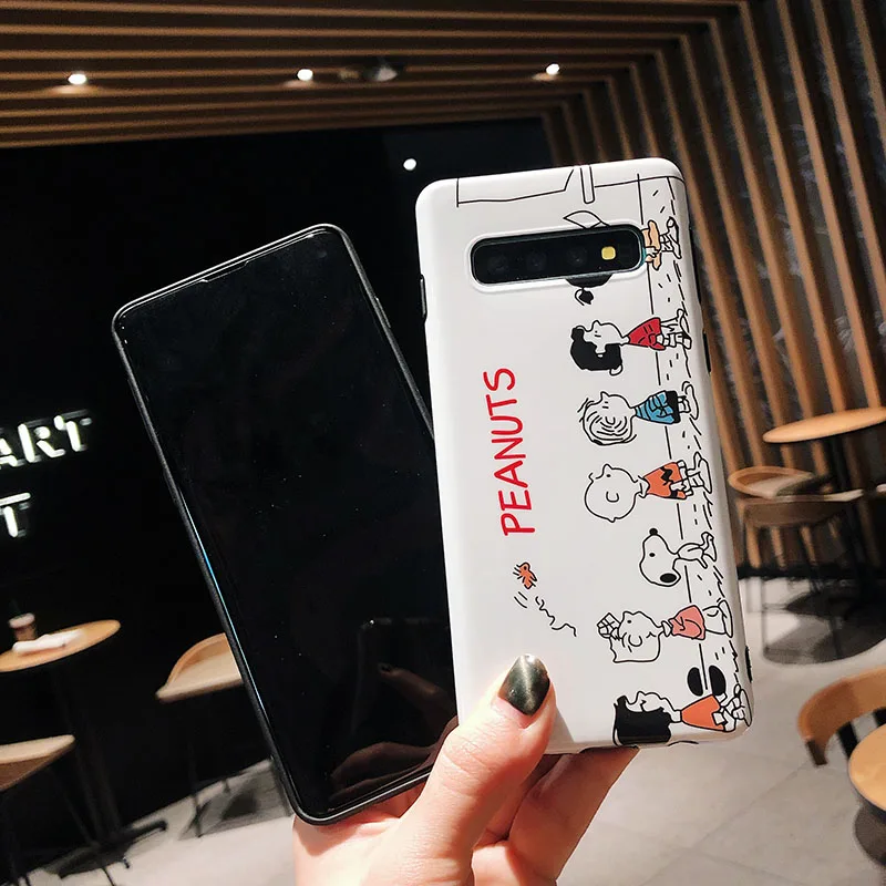Jcase для Samsung Galaxy S10 E Plus Lite S8 S9 Note 8 Note9 чехлы телефонов Мягкая IMD оболочка задняя