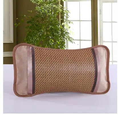 Summer infant child bamboo incense cold pillow flower tea neck nap core rattan ice silk | Дом и сад