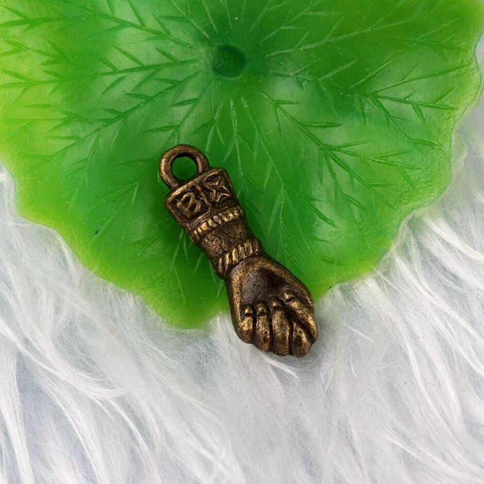 Соединитель Hamsa подвески из бронзы для браслетов ручной работы Ювелирная