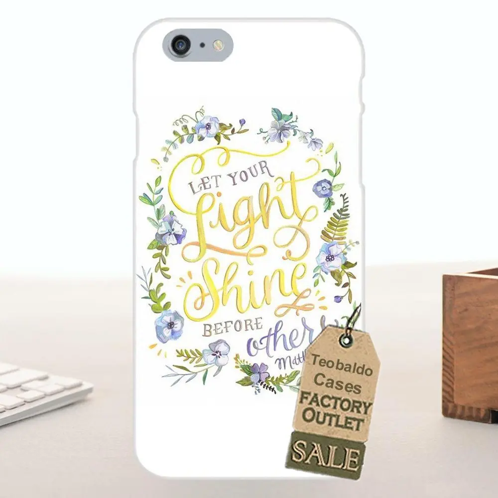 Библейский стих филиппийский Иисус Христос для Apple iPhone 4 4S 5 5C SE 6 6S 7 8 Plus X LG G4 G5 G6 K4 K7