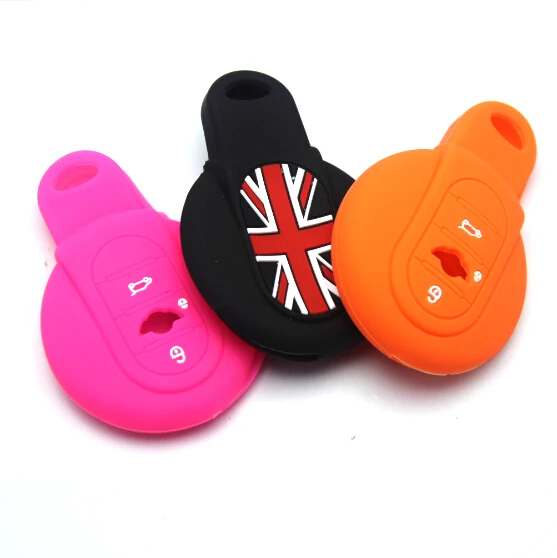 Силиконовые чехлы для ключей Mini One Cooper R50 R52 R53 R55 R56 R57 R58 R60 R61 PACEMAN COUNTRYMAN CLUBMAN COUPE