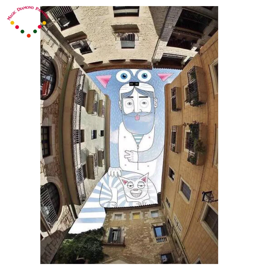 5D diy Рукоделие алмаз вышивка круглый кристалл алмаза смолы изображение персонажа