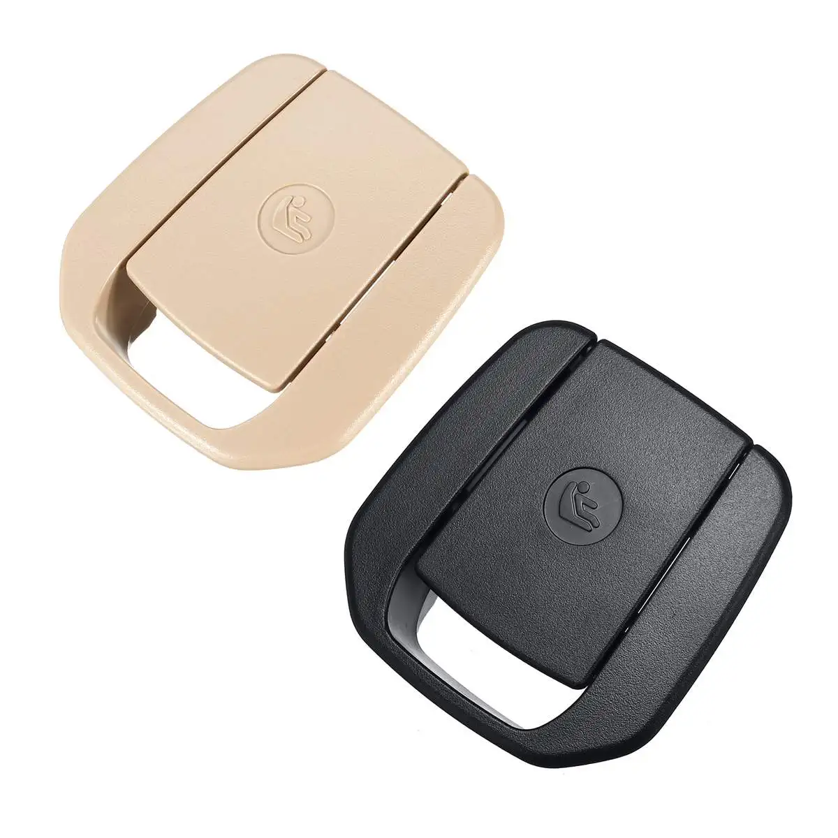 Черный/бежевый Автомобильный задний крюк для детского сиденья якорь крышка