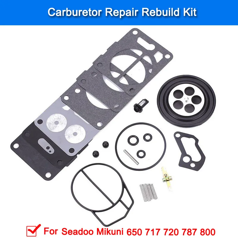 Carb Ремонтный комплект для SeaDoo Mikuni 650 717 720 787 800 SP GS GTX электронных компонентов HX XP SP