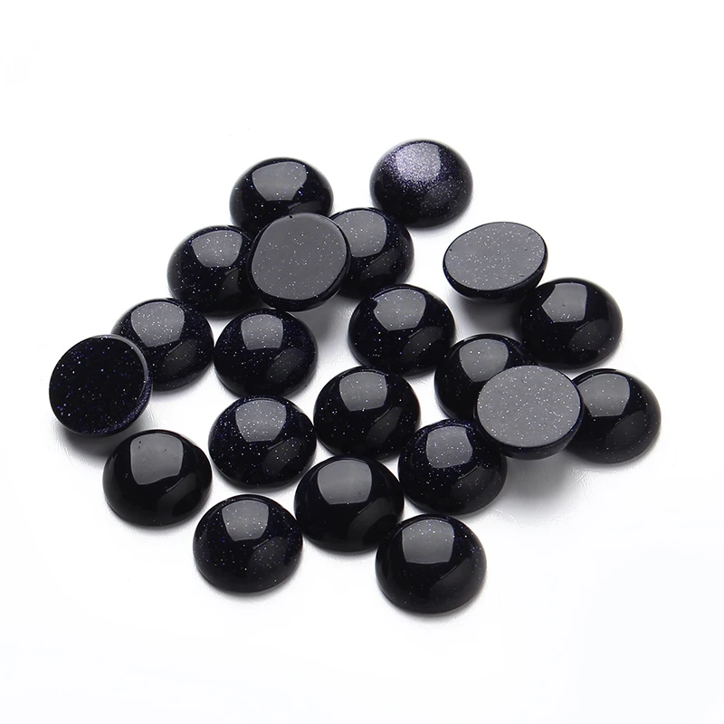 20 шт./лот золотые синие черные розовые бусины с плоским основанием натуральный