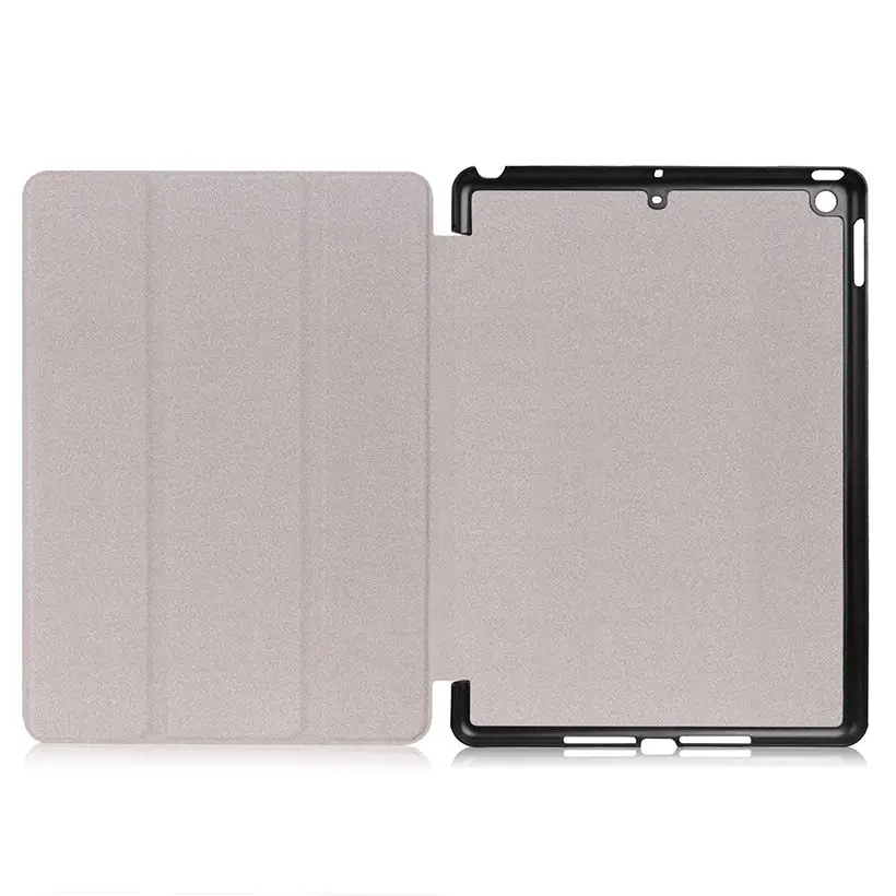 Ультратонкий кожаный чехол с принтом для Apple, iPad 9,7 A1822 A1823 A1893, чехол для планшета, откидная подставка