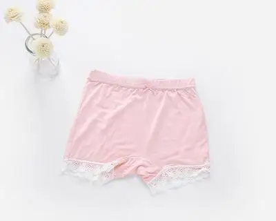 Pink Детское нижнее белье, безопасные Короткие штаны для маленьких девочек, трусы-боксеры для девочек, хлопковые детские короткие штаны, безопасные штаны для девочек - Цвет: Pink
