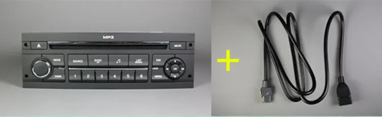 

RD43 CD player with USB AUX function for Peugeot 206 207 307 508 Citroen C2 C4 C5 C6 instead of RD4 player