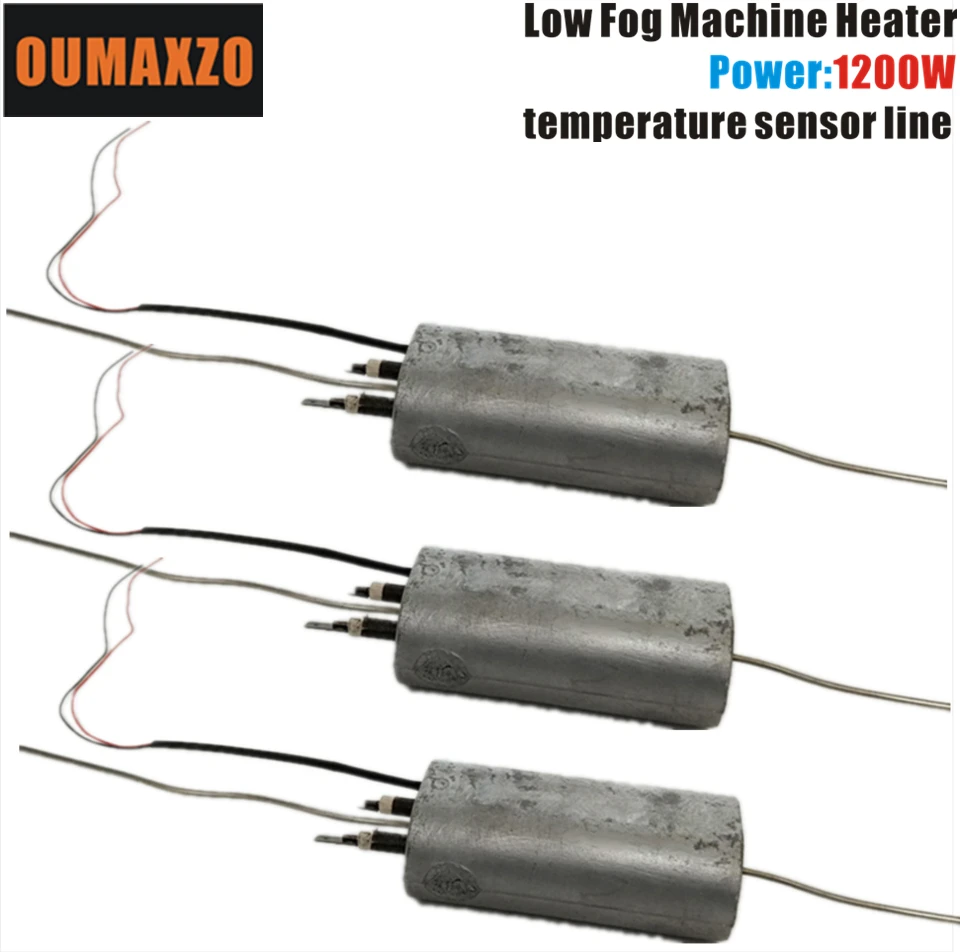 

3 шт./лот OUMAXZO 1200 Вт, 110 В, 220 В, низкотуманная машина, нагреватель, ленточная линия, дымовая машина, капот, сценические огни, DJ, бара Вечерние