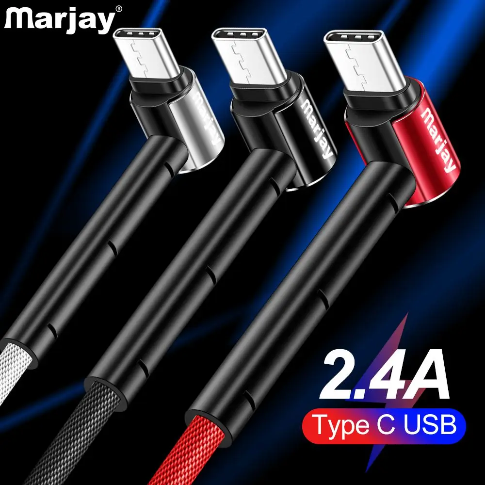 Marjay Тип usb C кабель для samsung S10 S9 S8 A50 Xiaomi Redmi Note 7 быстрой зарядки USB Зарядное