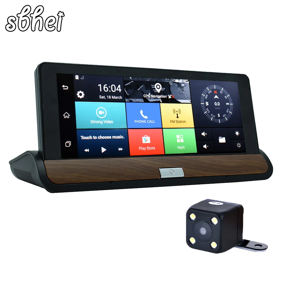 Sbhei 3g 7 &quotавтомобильный gps навигатор Bluetooth Android DVR 1 ГБ ОЗУ 16 Гб ПЗУ Автомобильный