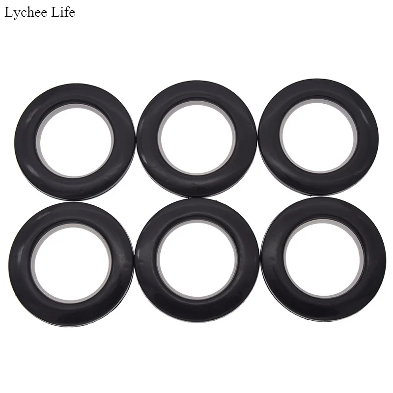 Lychee Life 20 ⑤ упак. пластиковые малошумные римские кольца для душевой занавески с