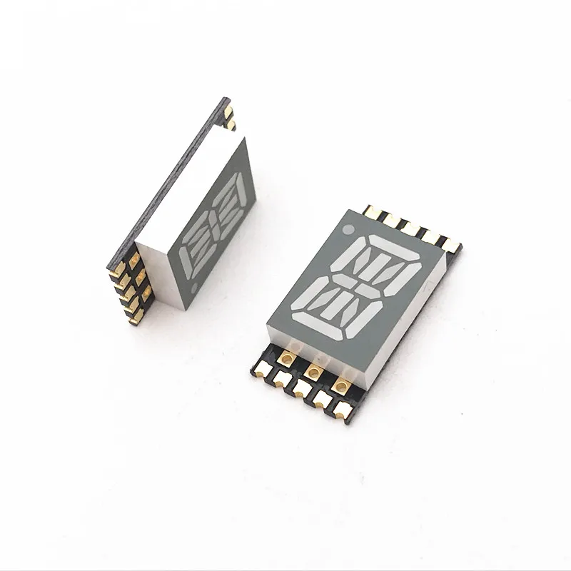 10 шт. SMD цифровая трубка 0 4 дюйма красный 16 сегментов smd светодиодный дисплей Nixie 1