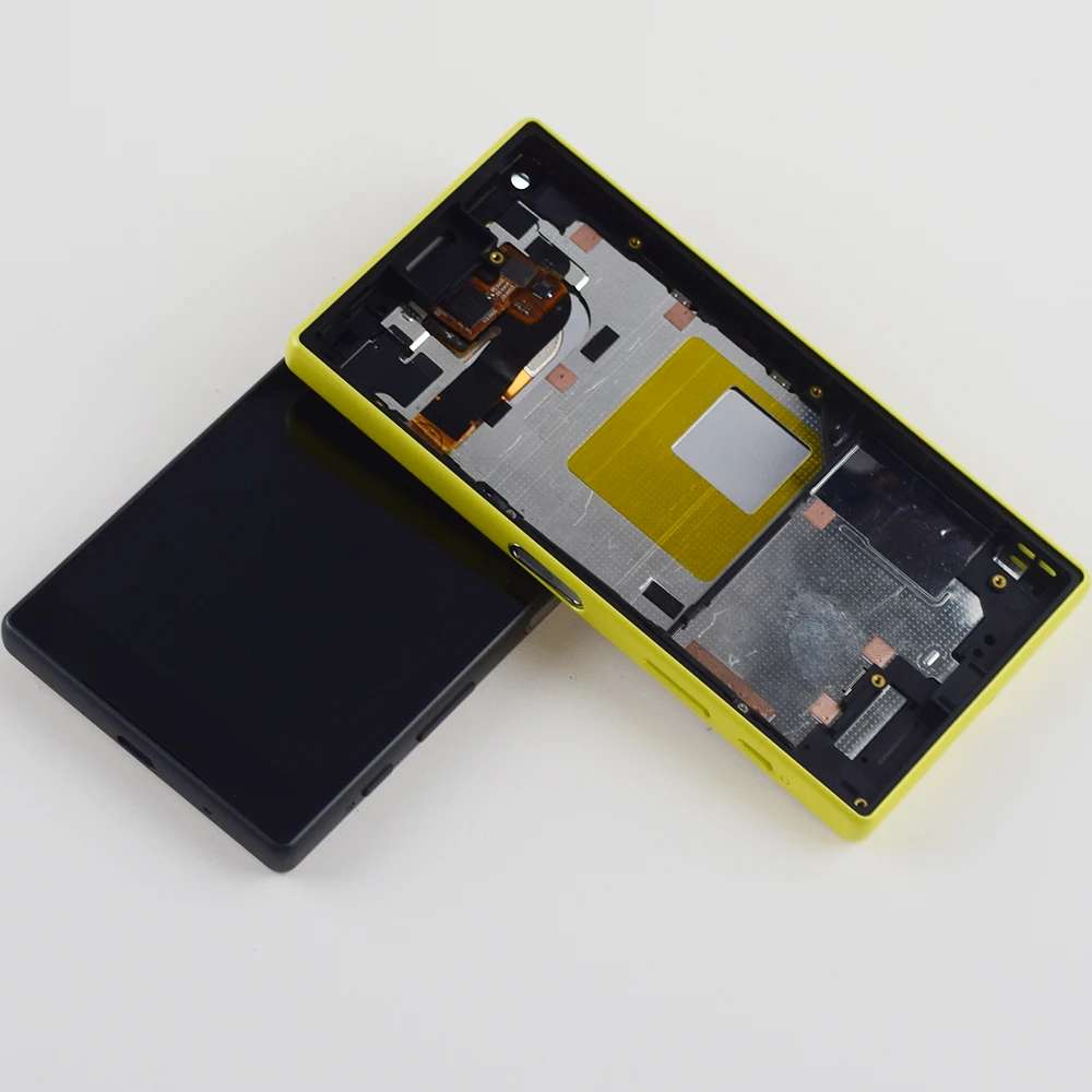 Для Sony Xperia Z5 компактный дисплей сенсорный экран дигитайзер в сборе рамка для mini LCD