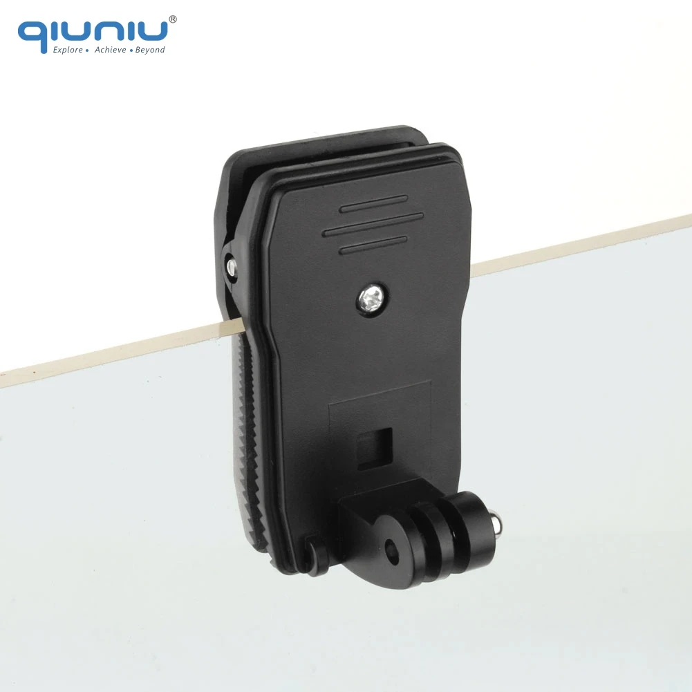 QIUNIU вращающийся на 360 градусов зажим для рюкзака шляпы нагрудный ремень быстрый