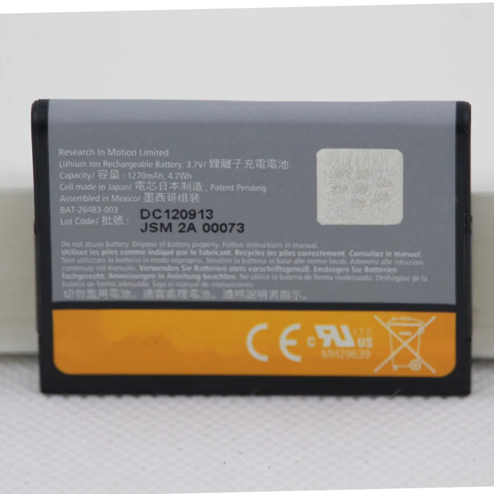2 шт. 1270 мА/ч, F-S1 Батарея для Blackberry, фонарь 2 9810, фонарь 9800 фонарь 9810 фонарь слайдер 9800 FS1 мобильного телефона Батарея