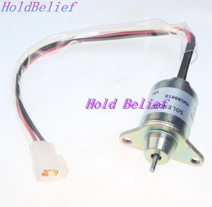 Новый соленоид отключения топлива 119653 77950 для Yanmar 4TNV94 1503ES 12S5SUC5S|solenoid|solenoid yanmarsolenoid