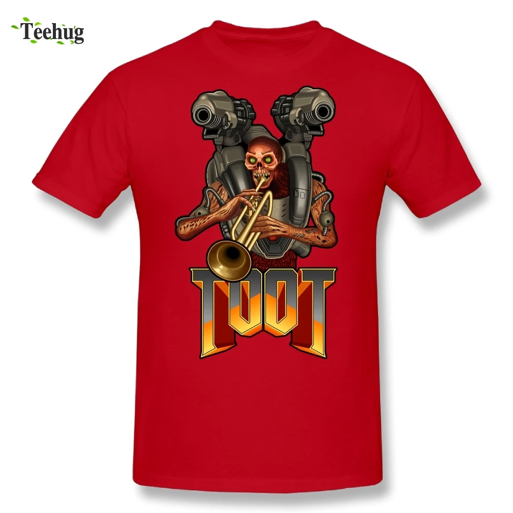 Футболка Doom в стиле игры Мужская футболка с круглым вырезом Toot качественная
