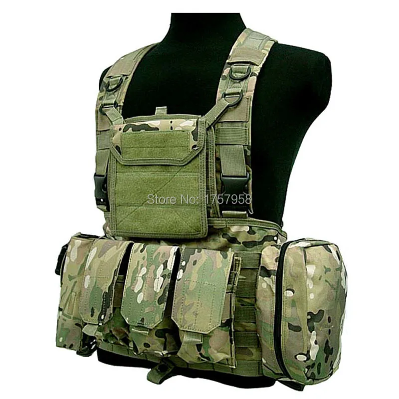 FSBE LBV нагрузка на подшипник Molle штурмовой жилет RRV нагрудная установка ремни для