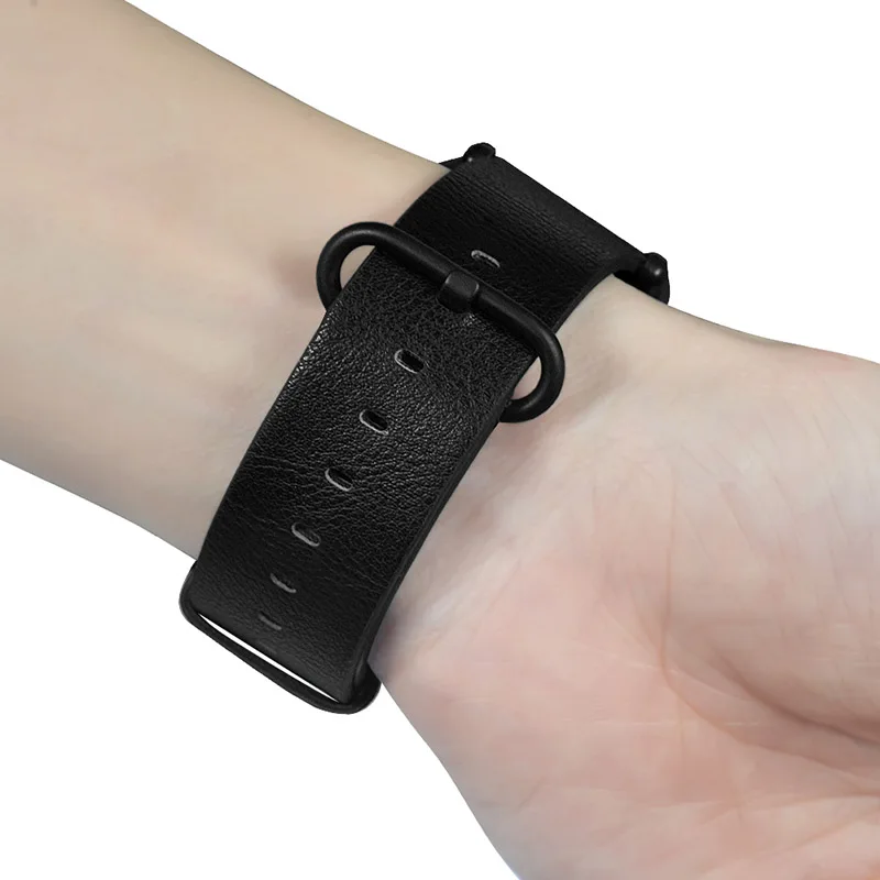 

Cow Leather Belt Stainless Steel Buckle Strap Wristband for XIAOMI MiJia Watch GDeals