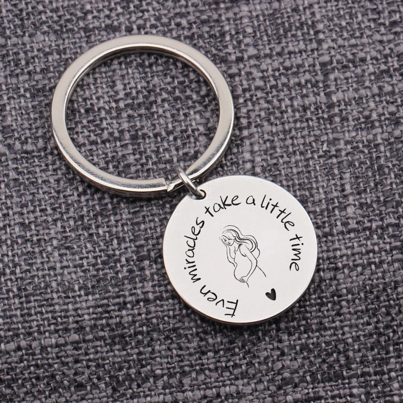 Даже чудеса займет немного времени вдохновляющий брелок ювелирные изделия кулон