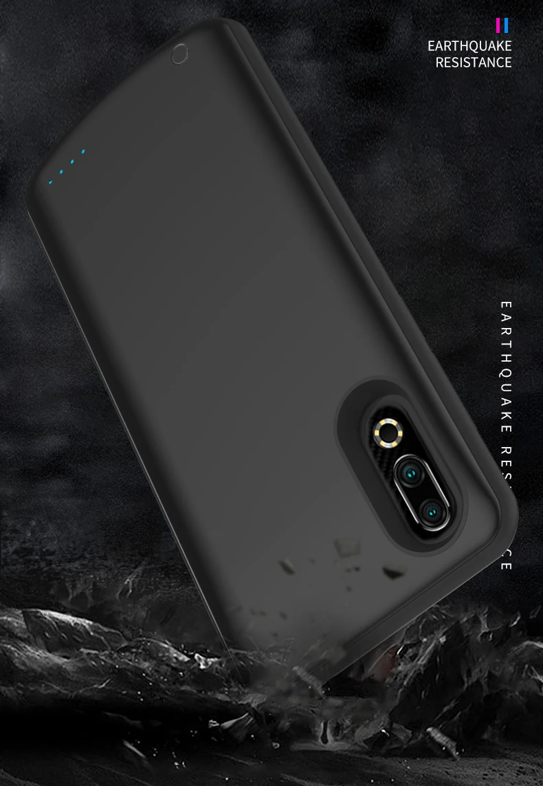 Высокое качество 6500 мАч чехол банка питания для Meizu 16 s пакет резервного заряда батареи для Meizu 16 s корпус аккумулятора