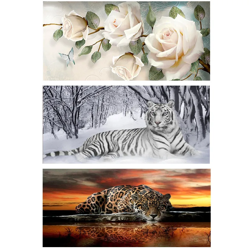 Алмазная 5d картина сделай сам Мультяшные животные круглая мозаика украшение для